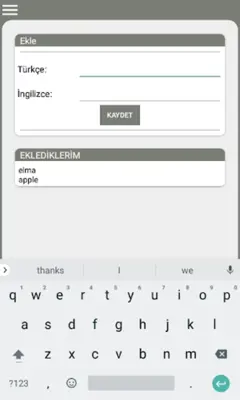 3000 İngilizce Ezber Kartları android App screenshot 0