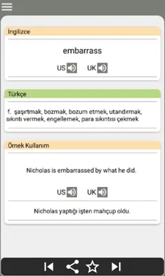 3000 İngilizce Ezber Kartları android App screenshot 2